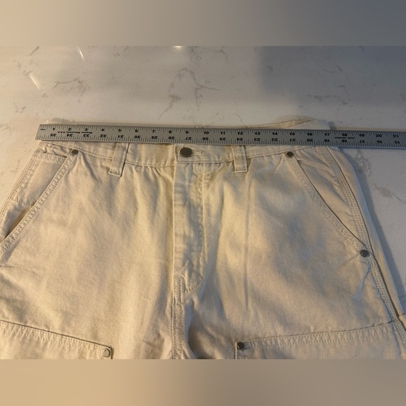 Banana Republic Pants Men's Straight Carpenter Painter Ecru 34X32 - Picture 10 of 13